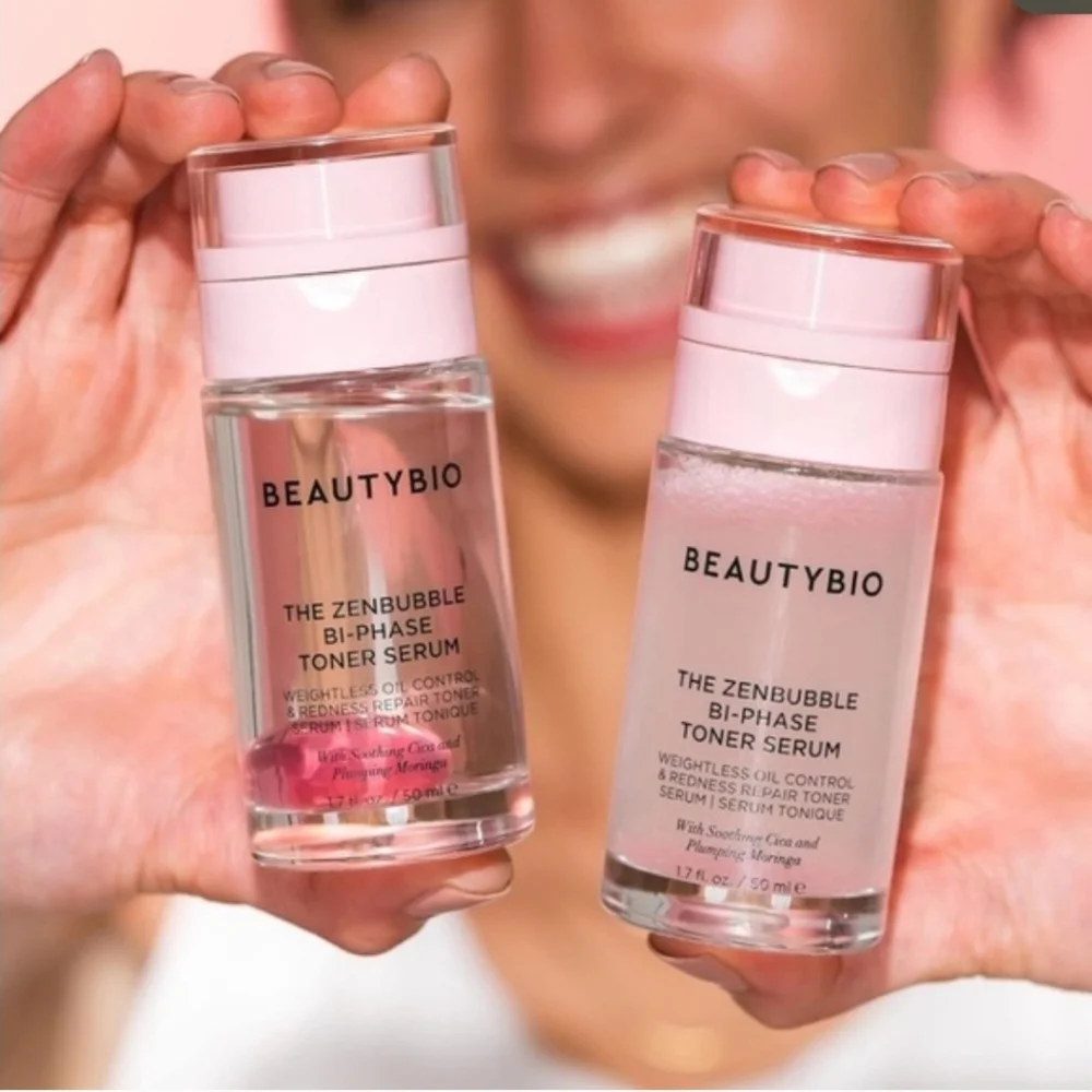 BeautyBio ZenBubble Bi-Phase Toner Serum - Pink and Clear‎